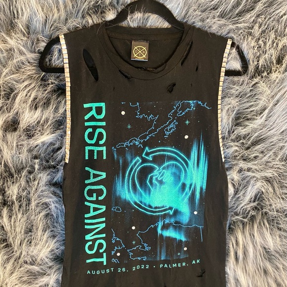 Custom design Rise Against band dress shirt - Picture 1 of 5